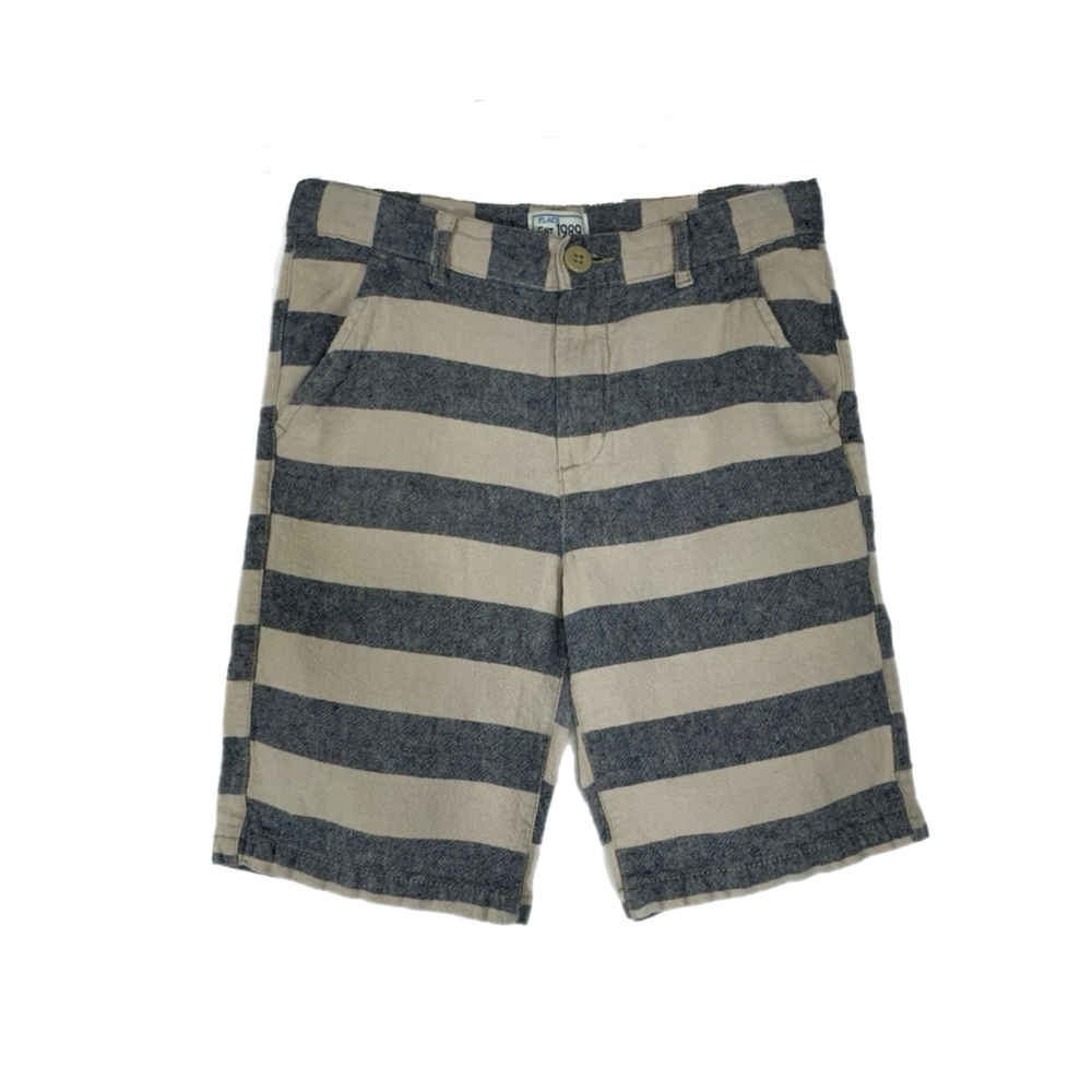 Children’s Place Boy’s Linen Blend Striped Shorts